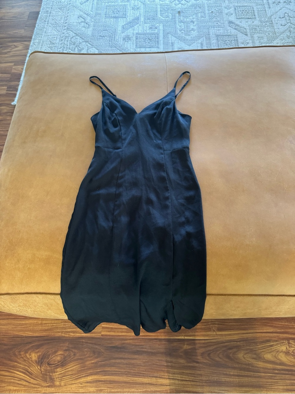 Black express Slip Dress with Spaghetti Straps